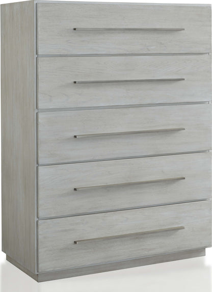 Destination - Five Drawer Chest - Cotton Gray (2024)