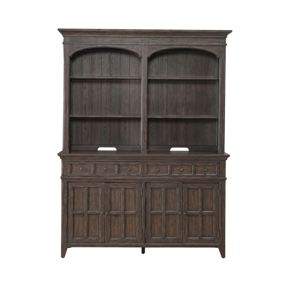 Paradise Valley - Hutch & Buffet - Saddle Brown
