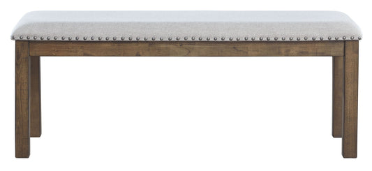 Moriville - Upholstered Bench - Beige