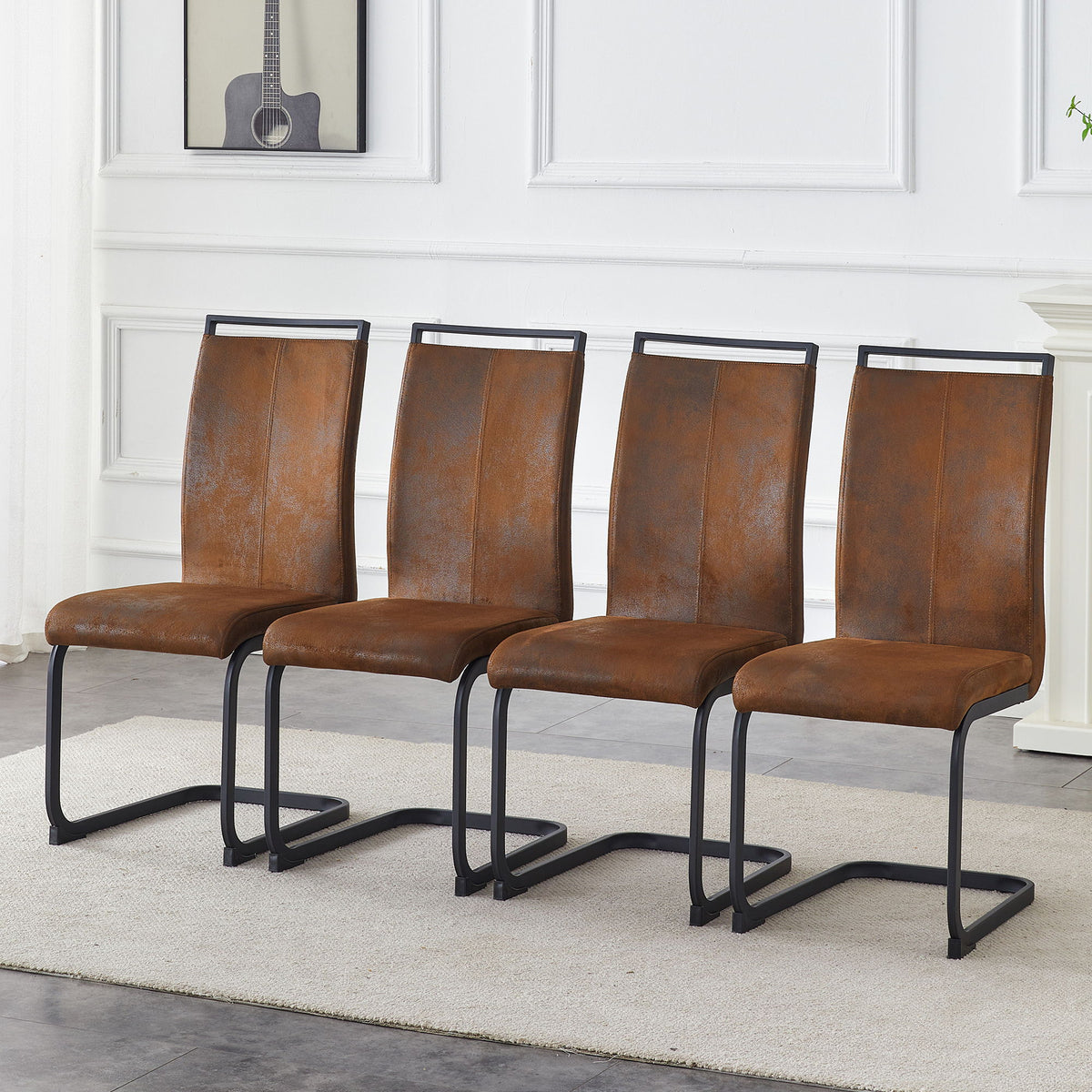 Dining Chairs With Ergonomic Backrest