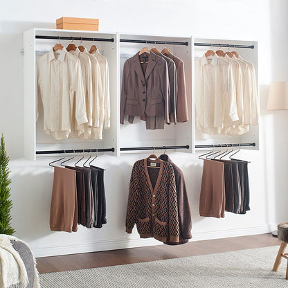 Devi - Wall Mounted Wood Closet System