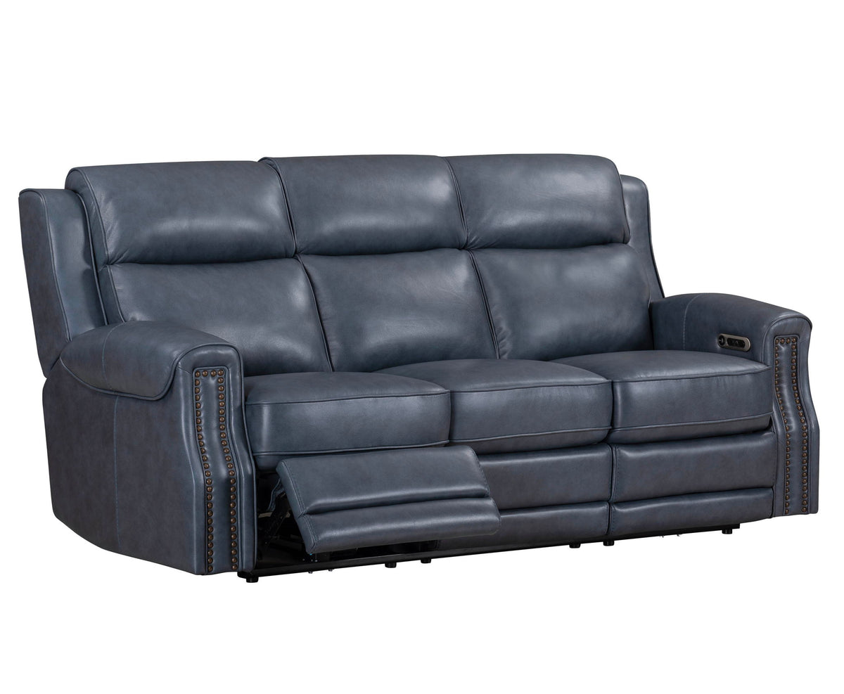 Hensley - Leather Power Reclining Sofa And 2 Recliners - Marina Dream