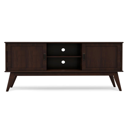 Draper - Handcrafted Mid Century Low TV Media Stand