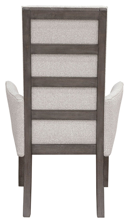 Anderson Park - Upholstered Arm Chair (Set of 2) - Moose Trail / Frontier Brown