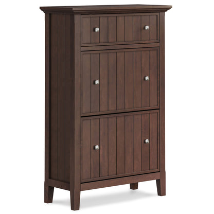 Acadian - Entryway Shoe Storage Cabinet - Brown