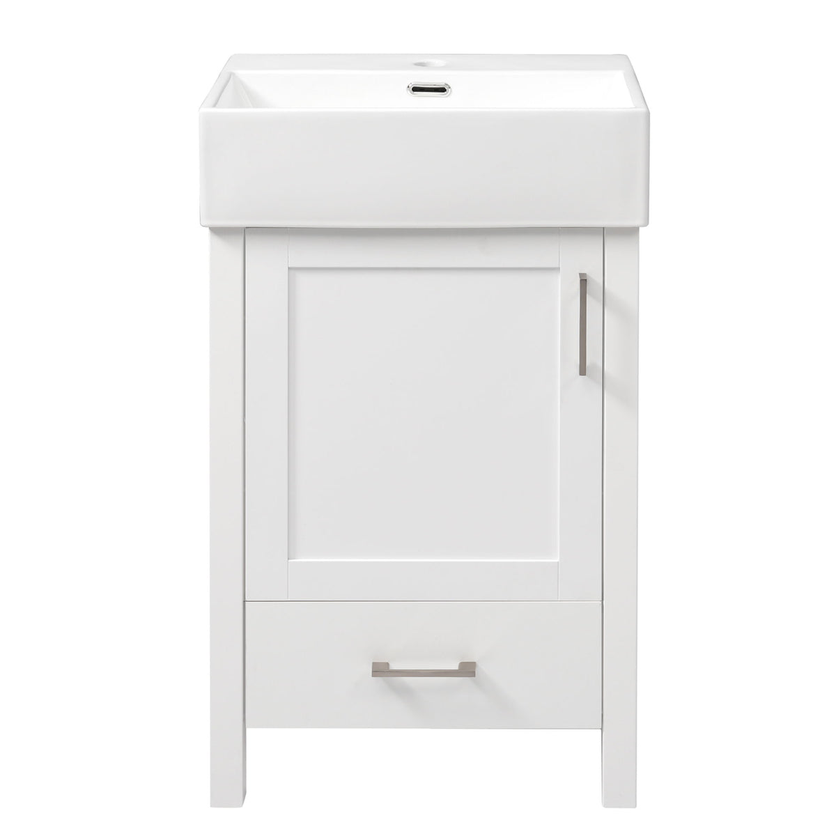 Bathroom Vanity With Sink, Frame And Drawer