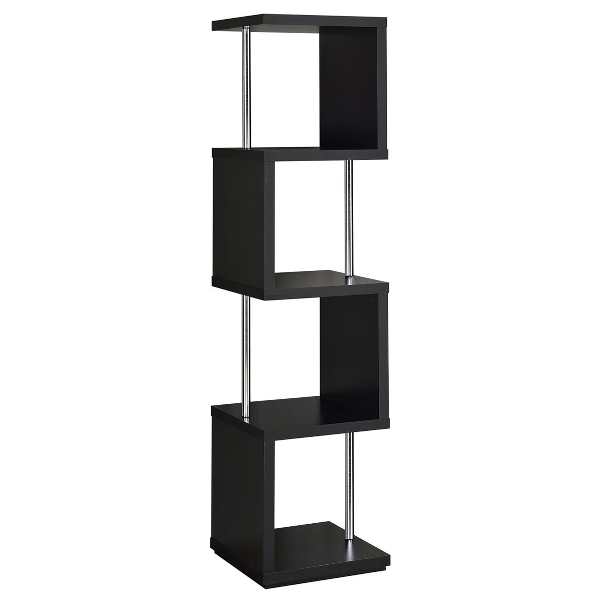 4 Tier Bookcase With Accents