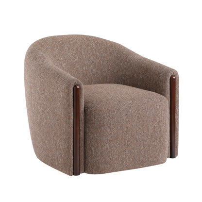 Ballona - Accent Chair With Swivel - Brown
