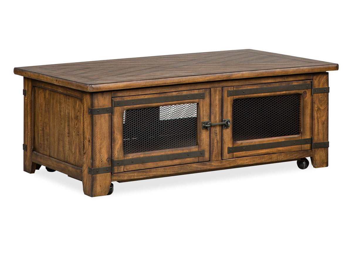 Chesterfield - Lift Top Storage Caster Cocktail Table Set