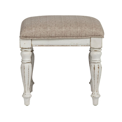 Magnolia Manor - Vanity Stool - Antique White