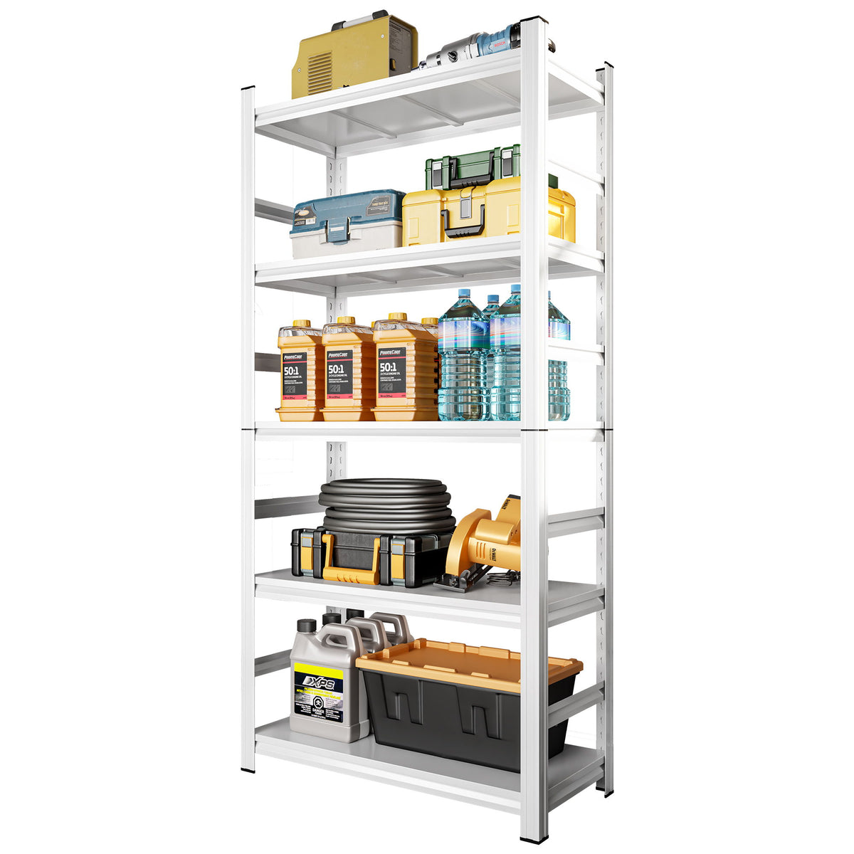 5 Tier Heavy Duty Shelving Unit Adjustable Shelving