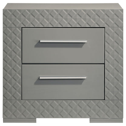 Pierce - 2 Drawer Nightstand, Bedside Table