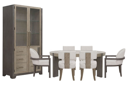 Anderson Park - Round Dining Table Set With Klismos Chairs