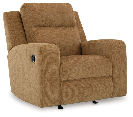 Kanlow - Rocker Recliner - Honey