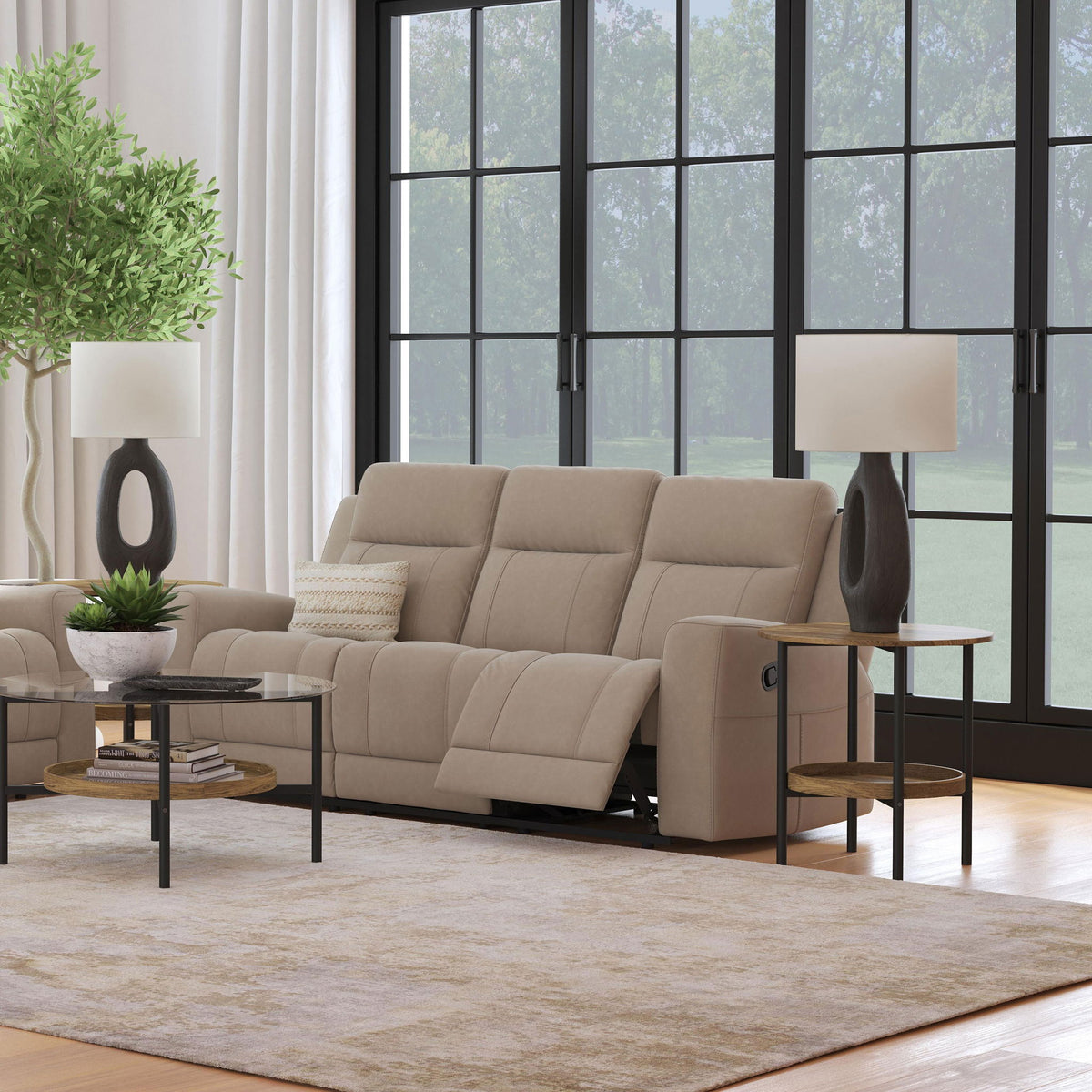 Slater - Reclining Sofa With Manual Recline