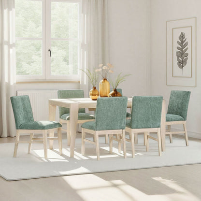 West End - Parson Chair With Sage Green Upholstery