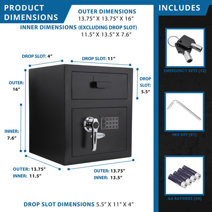 Durable Keypad Depository Safe