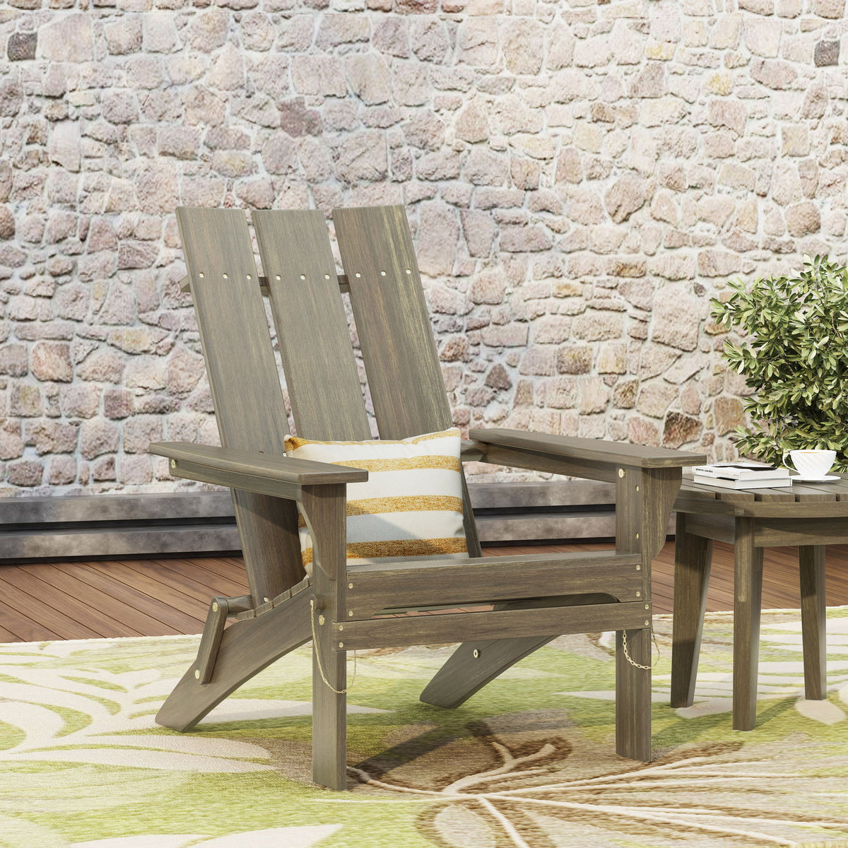 Aurascape - Outdoor Comfort Foldable Adirondack Chair