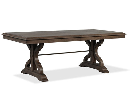 Jubilee - Extendable Trestle Dining Table - Brown