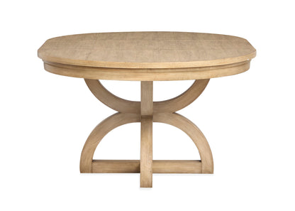 Coventry - Extendable 48" Round Dining Table - Honey Maple