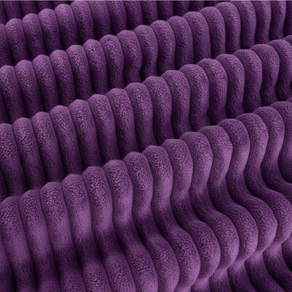 Full Compressed Ottoman - Purple