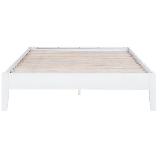 Sophie - Full Platform Bed With Tapered Legs - White