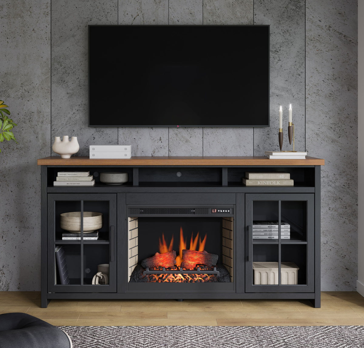 Essex - Fireplace TV Stand