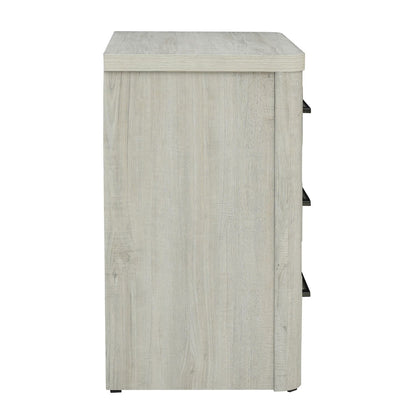 Modern Play - Nightstand With Charging Station - Natural White