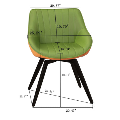 Modern Medieval Kitchen Dining Chair With 360 ° Rotation