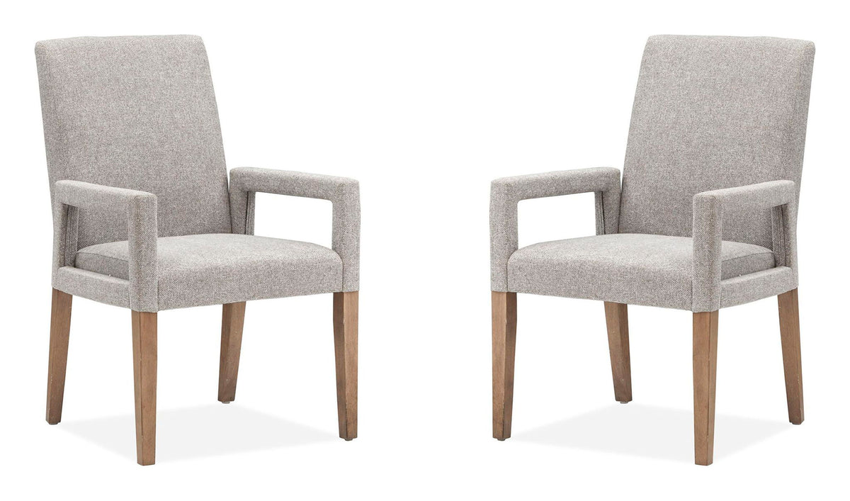 Lindon - Dining Arm Chair With Upholstered Seat & Back (Set of 2)