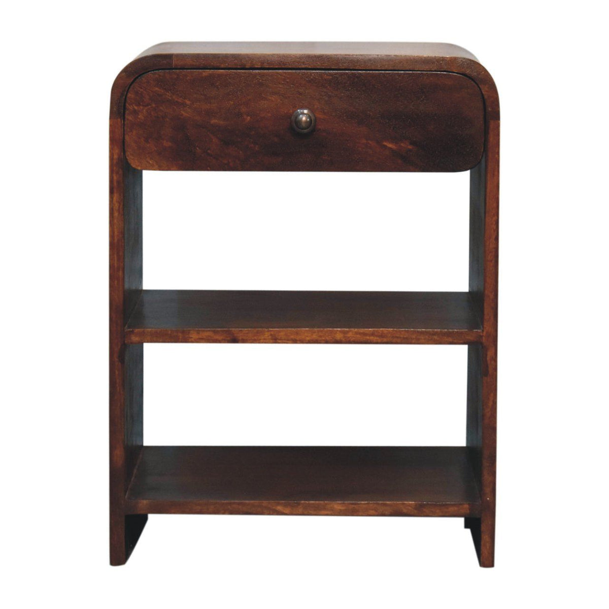 Arvessa - Open Bedside Table - Dark Brown