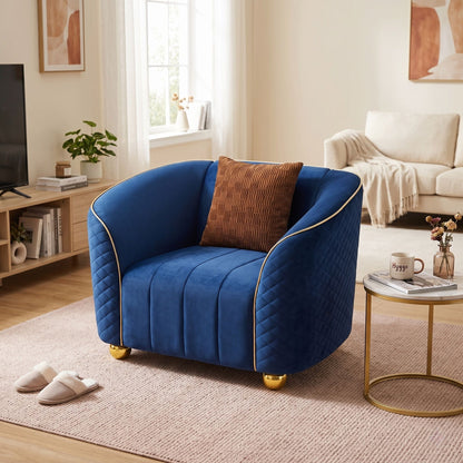 Single Sofa & Deep Seating And Durable Frame