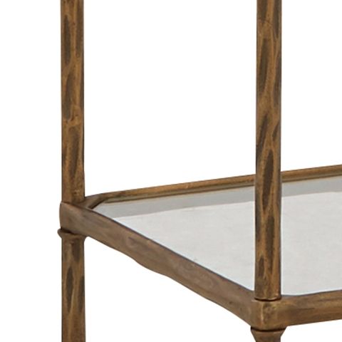 Ryandale - Bookcase - Antique Brass Finish