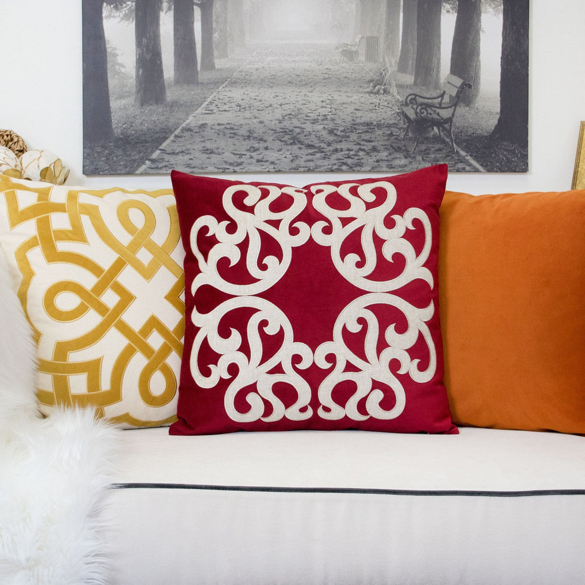 Dora - Pillow Cover With Matching Back