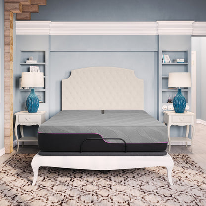 Renew - 11" Flex Head Adjustable 3-Layer Memory Foam Mattress and Bed Frame Bundle