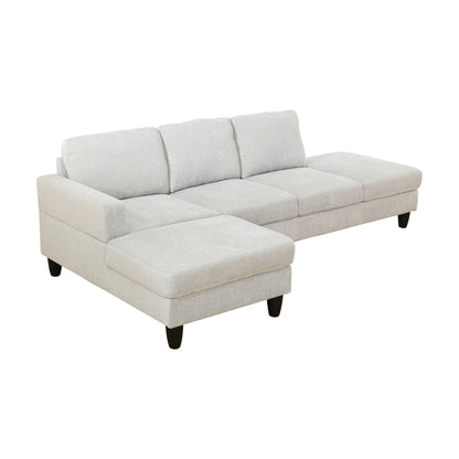 L - Shaped Sectional Sofa With Chaise & Ottoman