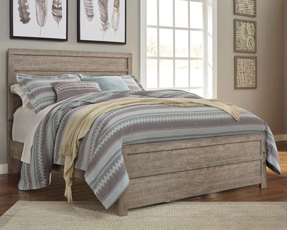 Culverbach - 4 Pc. - Dresser, Mirror, Chest, Queen Panel Bed - Gray