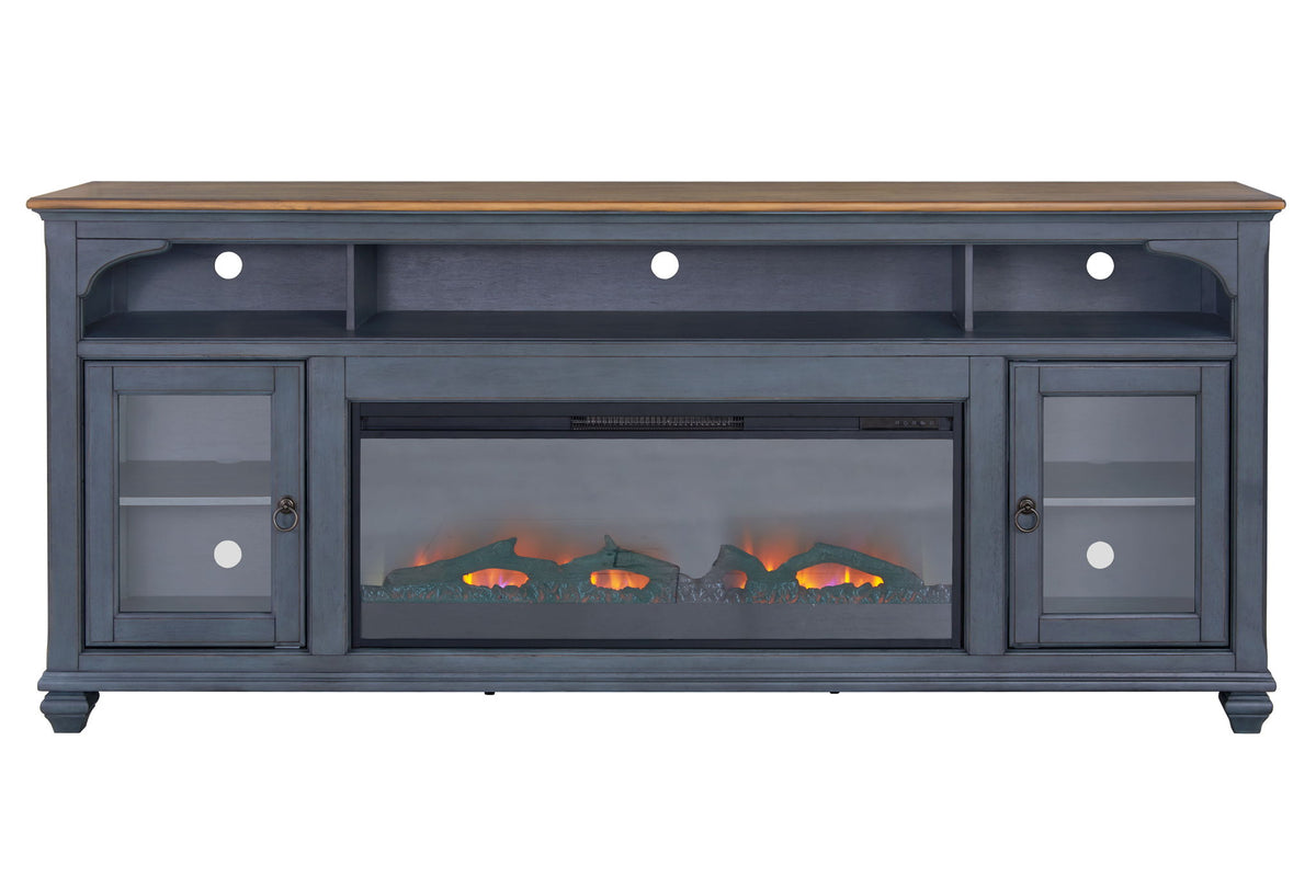 Americana - Fireplace TV Stand