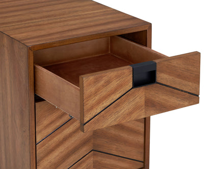 Astoria - Chairside Table - Light Brown