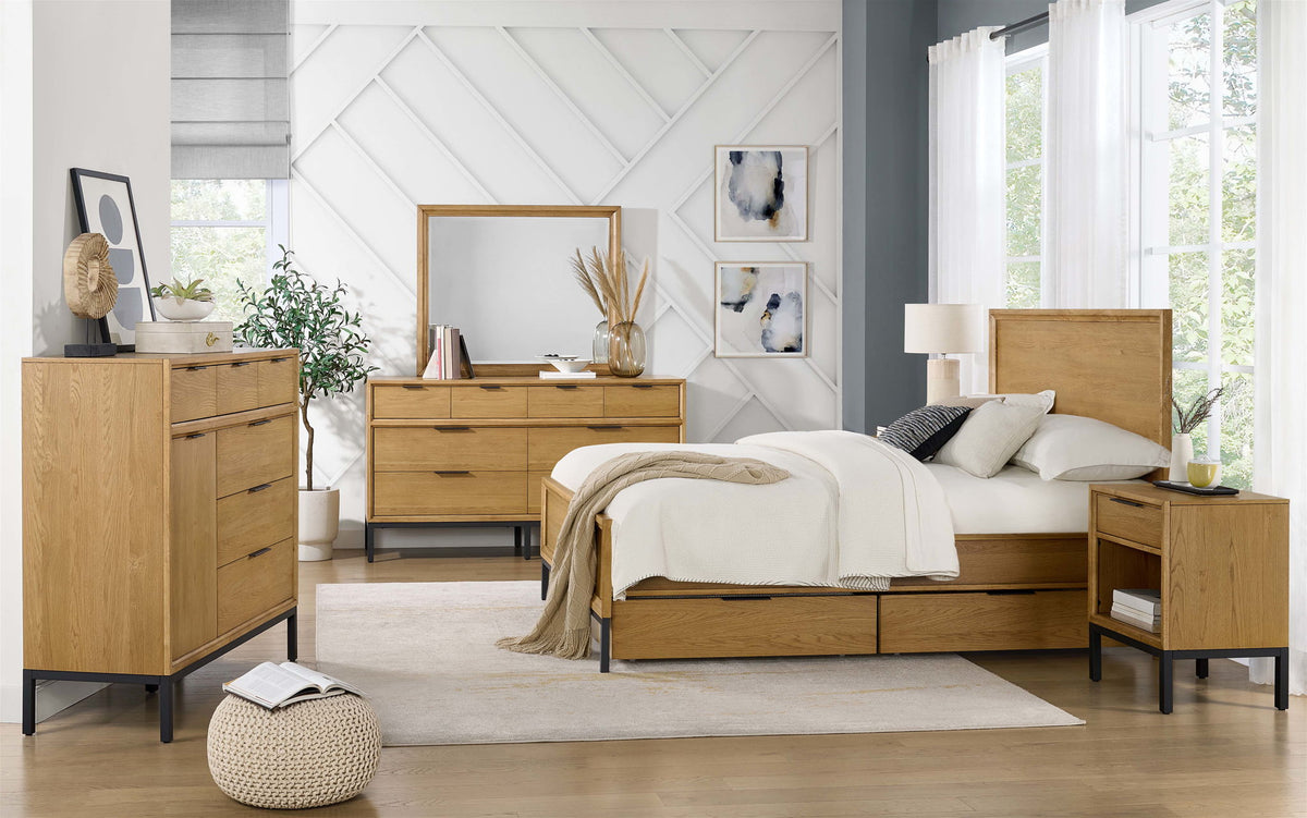 Newport - Gentleman's Chest - Natural Oak