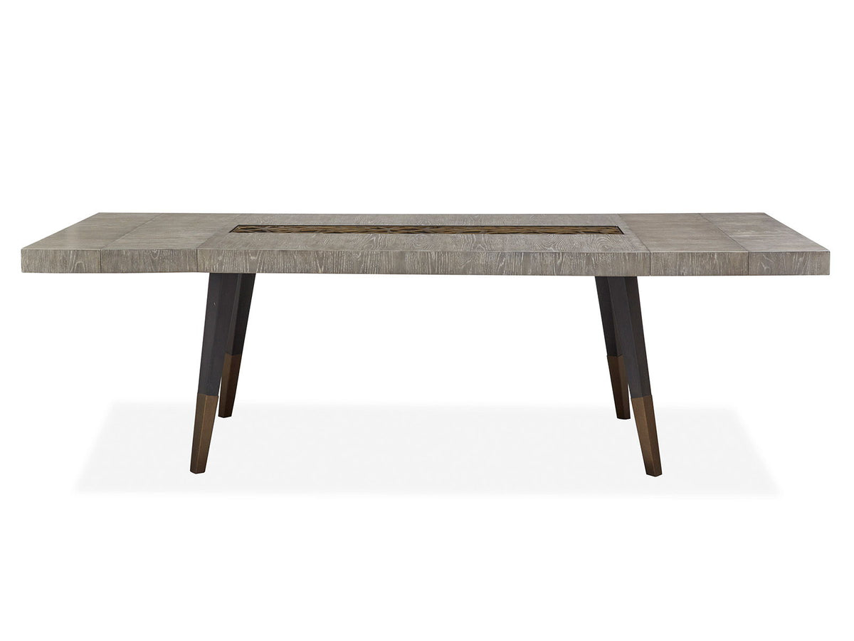 Ryker - Rectangular Dining Table - Nocturn Black And Coventry Gray