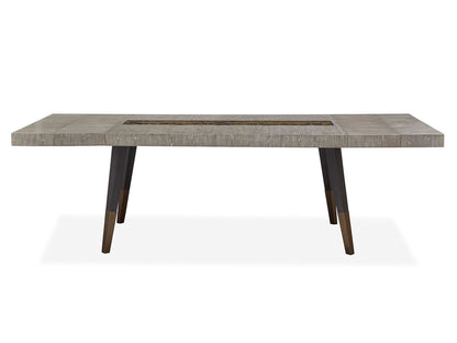 Ryker - Rectangular Dining Table - Nocturn Black And Coventry Gray