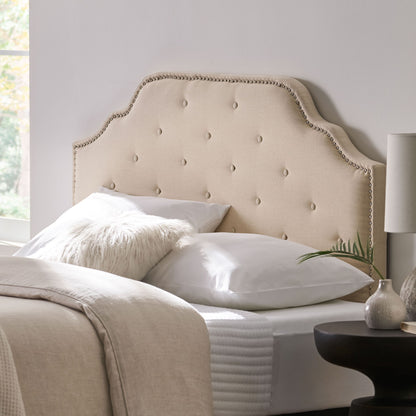 Luella - Button Tufted Upholstered Headboard
