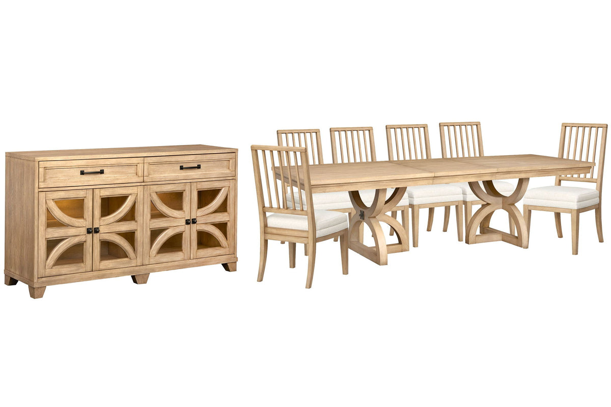 Coventry - Extendable Trestle Dining Table Set