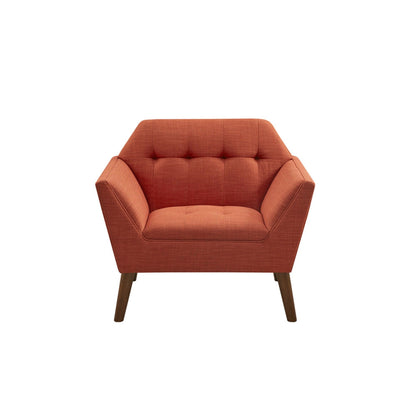 Modern Lounge Chair With Button Tufting