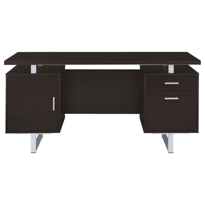 2 Drawer Floating Top Office Desk