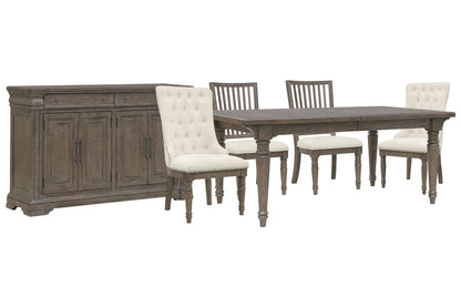 Madison Ridge - Extendable Leg Dining Table Set