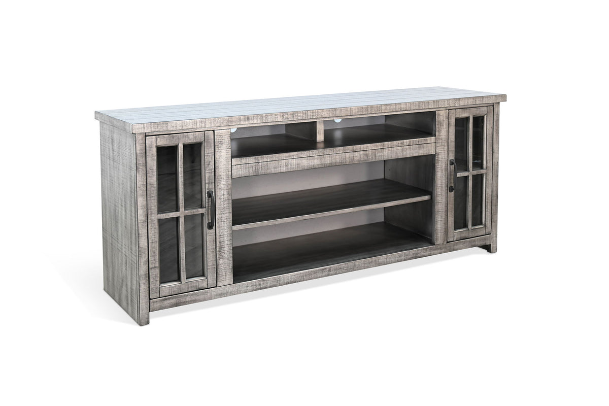 Alpine - 76" Media Console - Gray
