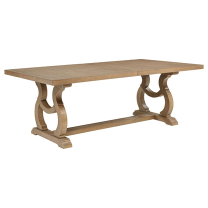 Fremont - Trestle Rectangular Dining Table With Removable Leaf