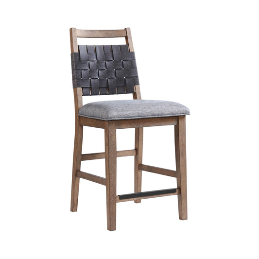 Oslo - Woven Stool - Weathered Chestnut
